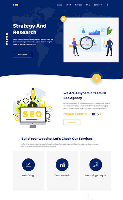 seo优化数据分析企业官方html网站模板